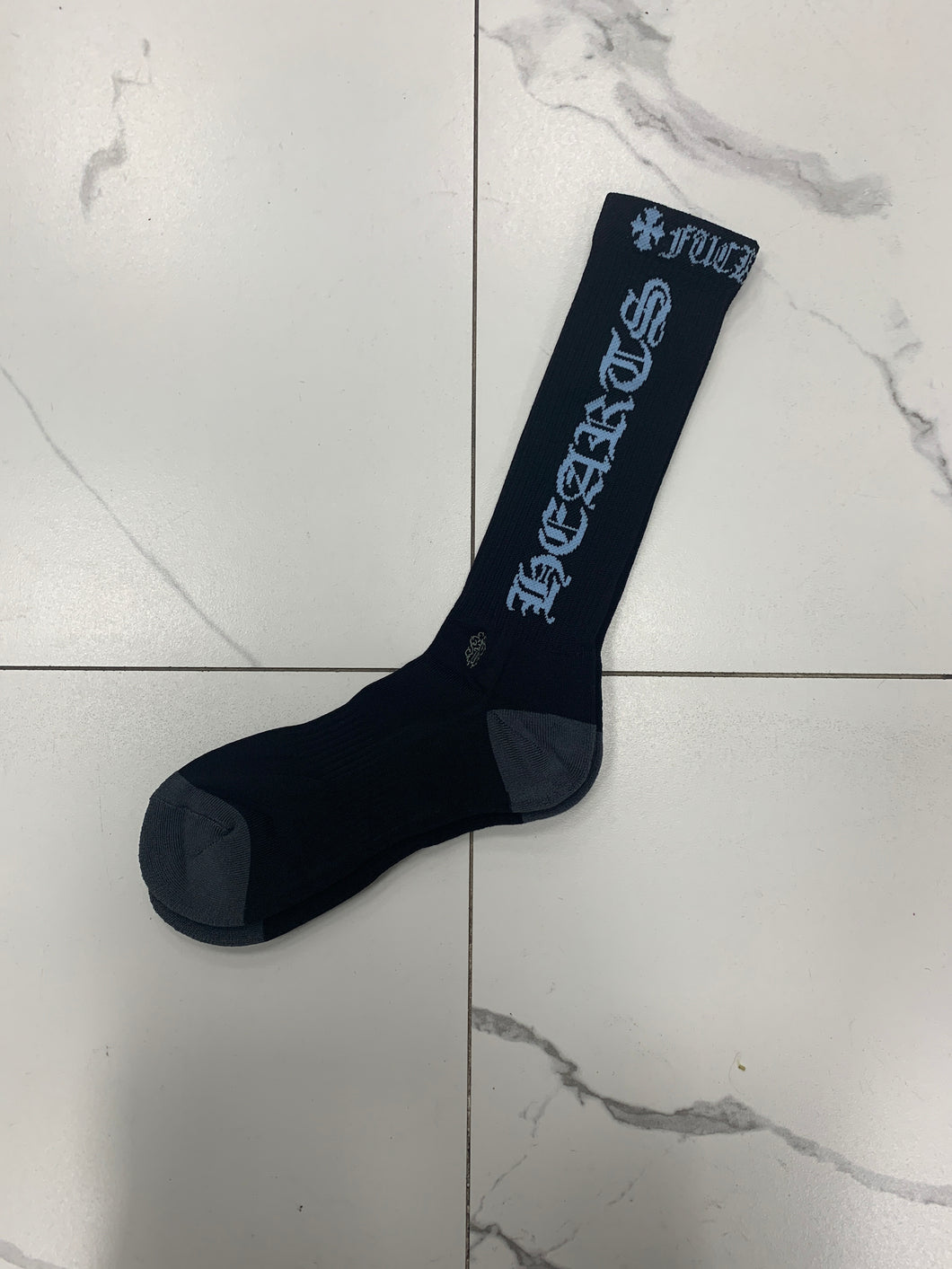 Chrome Hearts Black CH logo Socks 