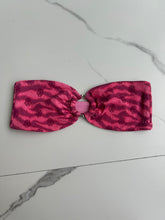 Load image into Gallery viewer, Chrome Hearts x DIB Flamingo Tiger Bandeau Bikini Top "Flamingo Tiger CH Dagger Print"
