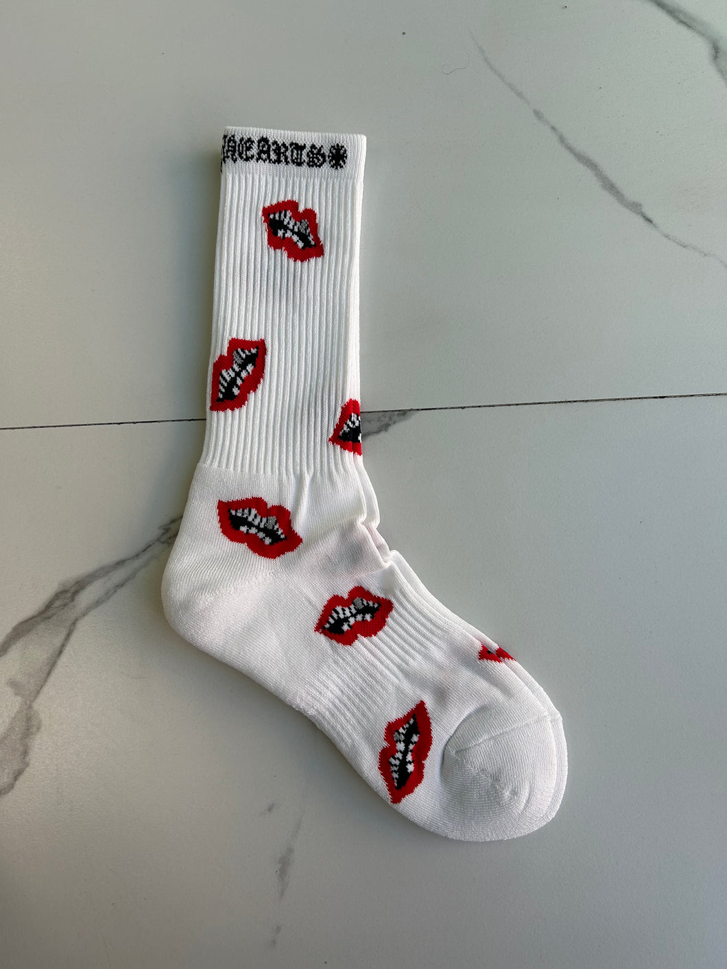 Chrome Hearts Red Chomper Socks 