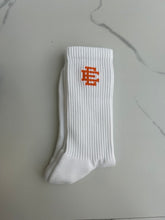 Load image into Gallery viewer, Eric Emanuel Flame Sock "White"
