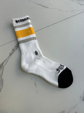 Load image into Gallery viewer, Chrome Heart Sport Socks &quot;White/Yellow/Grey&quot;
