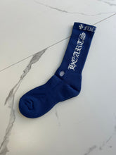 Load image into Gallery viewer, Chrome Heart Logo Socks &quot;Blue&quot;
