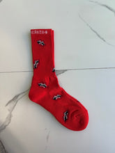 Load image into Gallery viewer, Chrome Hearts Red Chomper Socks &quot;White&quot;
