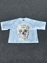 Load image into Gallery viewer, Floor 914 Skull Tee &quot;White/Grey&quot;
