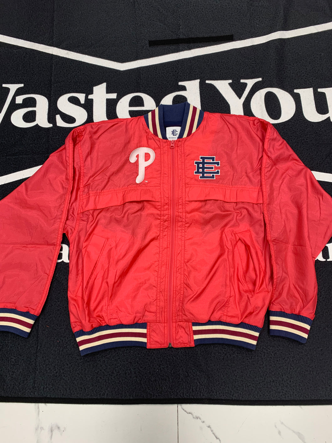 Eric Emanuel EE Windbreaker Philadelphia Phillies