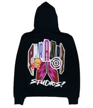 Load image into Gallery viewer, Paradox RANSOM NOTE LIGHTNING ARC LOGO PULL-OVER HOODIE &quot;Black&quot;
