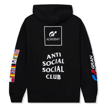 Load image into Gallery viewer, Anti Social Social Club x Gran Turismo Flag Zip Hoodie &quot;Black&quot;
