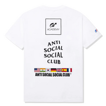 Load image into Gallery viewer, Anti Social Social Club x Gran Turismo Flag Tee &quot;White&quot;

