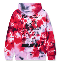 Load image into Gallery viewer, Anti Social Social Club x Gran Turismo Dye Hoodie &quot;Red&quot;
