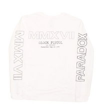 Load image into Gallery viewer, Paradox G-Lock Blueprint L/S Tee &quot;White&quot;
