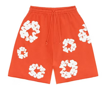 Load image into Gallery viewer, Denim Tears The Cotton Wreath Shorts &quot;Orange&quot;
