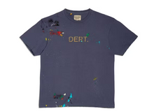 Load image into Gallery viewer, Gallery Dept. Dept. Logo Hand Painted Tee &quot;Navy&quot;
