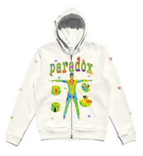 Load image into Gallery viewer, Paradox Thermal Body Scan Hoodie &quot;White&quot;
