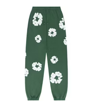 Load image into Gallery viewer, Denim Tears The Cotton Wreath Sweatpants &quot;Green&quot;
