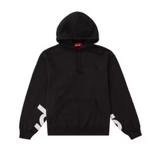 Load image into Gallery viewer, Supreme Cropped Panels Hooded Sweatshirt &quot;Black&quot;
