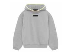 Load image into Gallery viewer, Fear of God Essentials Hoodie &quot;Light Heather Grey/Garden Yellow&quot;
