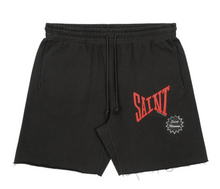 Load image into Gallery viewer, Saint Mxxxxxx Sweat Short &quot;Black/Red&quot;
