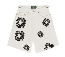 Load image into Gallery viewer, Denim Tears The Cotton Wreath Jean Short &quot;White&quot;
