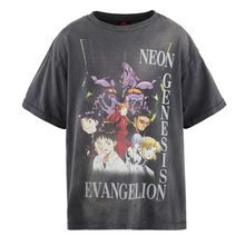 Load image into Gallery viewer, Saint Michael x Evangelion Tee &quot;Black&quot;
