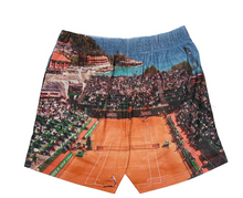 Load image into Gallery viewer, SHMEEL Clay Tennis Shorts &quot;Orange/Blue&quot;
