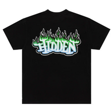 Load image into Gallery viewer, Hidden NY Flame Tee &quot;Black&quot;
