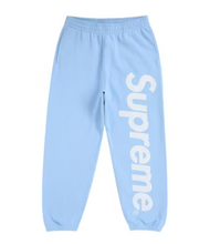 Load image into Gallery viewer, Supreme Satin Applique Sweatpant (FW24) &quot;Light Blue&quot;
