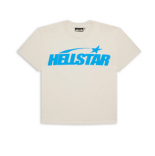 Load image into Gallery viewer, Hellstar Classic T-shirt Gel Print &quot;White/Blue&quot;
