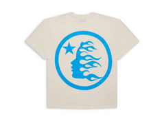 Load image into Gallery viewer, Hellstar Classic T-shirt Gel Print &quot;White/Blue&quot;
