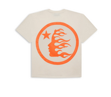 Load image into Gallery viewer, Hellstar Classic T-shirt &quot;White/Orange&quot;
