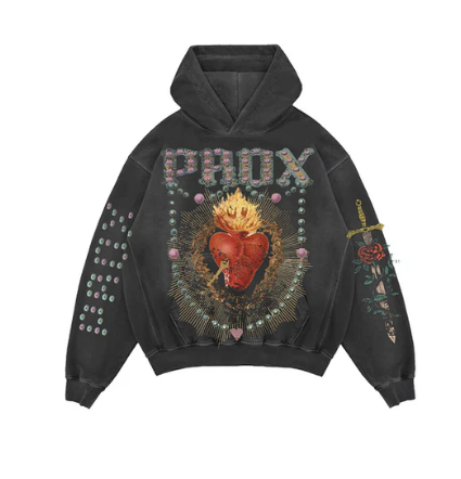 Paradox Pierced Heart Hoodie 