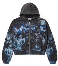 Load image into Gallery viewer, Vale Casper Zip-Up Hoodie &quot;Black&quot;
