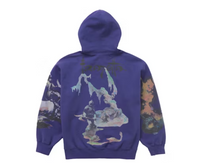 Load image into Gallery viewer, Supreme Frazetta Zip Up Hooded Sweatshirt &quot;Washed Navy&quot;
