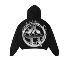 Load image into Gallery viewer, Lost In The Hills Hoodie &quot;Black/Silver&quot;
