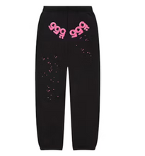 Load image into Gallery viewer, Sp5der Angel Number Sweatpant &quot;Black&quot;
