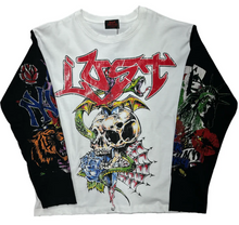 Load image into Gallery viewer, LOST Intricacy Ed Hardy L/S Tee &quot;White/Black&quot;
