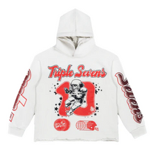 Load image into Gallery viewer, Triple Sevens All Star Football Hoodie &quot;White&quot;
