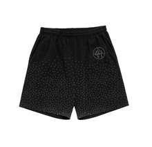 Load image into Gallery viewer, Lost In The Hills Rhinstone Shorts &quot;Black&quot;
