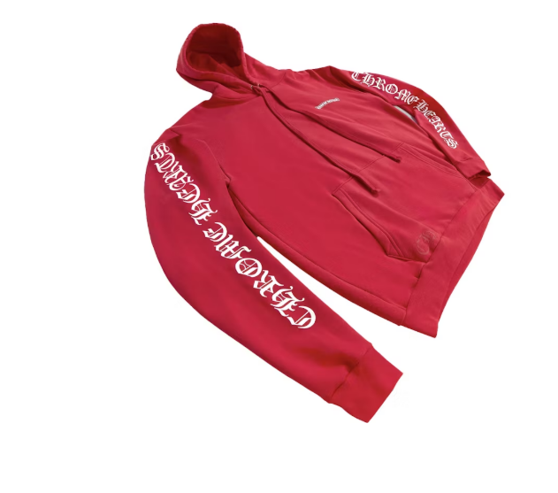 Chrome Hearts Red Hoodie 