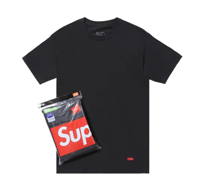 Supreme Hanes Tagless Tees 