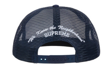 Load image into Gallery viewer, Supreme Beef Mesh Back 5-Panel &quot;Navy&quot;
