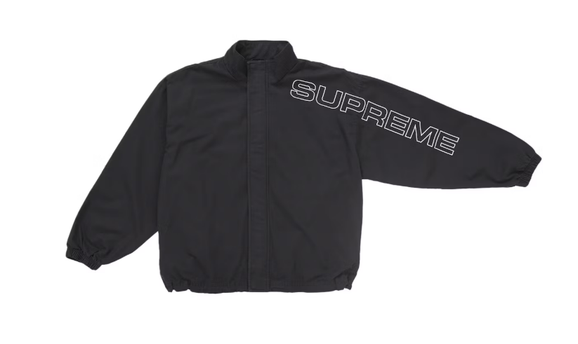 Supreme Spellout Embroidered Ripstop Track Jacket 