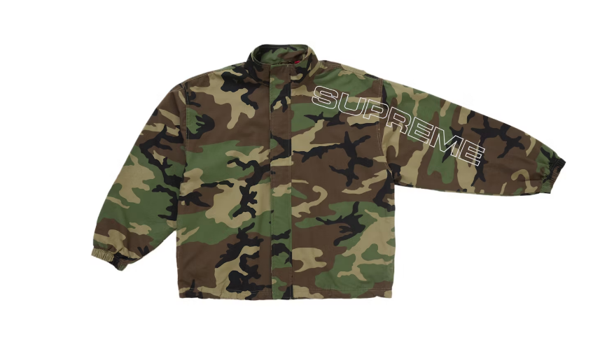 Supreme Spellout Embroidered Ripstop Track Jacket 