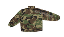 Load image into Gallery viewer, Supreme Spellout Embroidered Ripstop Track Jacket &quot;Woodland Camo&quot;
