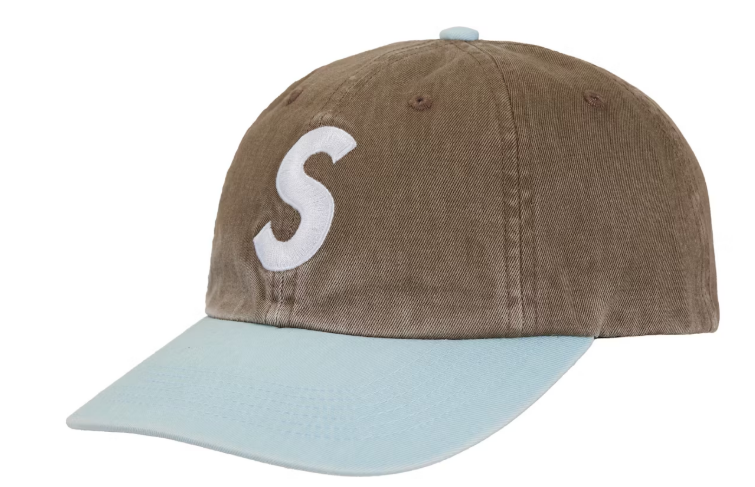 Supreme Pigment Coated 2-Tone S Logo 6-Panel 