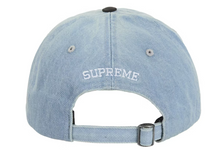 Load image into Gallery viewer, Supreme Pigment Coated 2-Tone S Logo 6-Panel &quot;Denim&quot;
