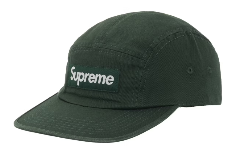 Supreme Washed Chino Twill Camp Cap (FW25) 