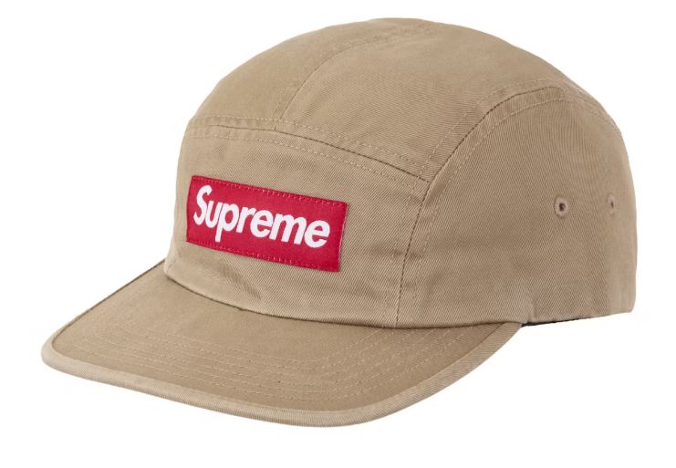 Supreme Washed Chino Twill Camp Cap (FW25) 