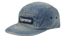 Load image into Gallery viewer, Supreme Washed Chino Twill Camp Cap (FW25) &quot;Denim&quot;
