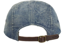 Load image into Gallery viewer, Supreme Washed Chino Twill Camp Cap (FW25) &quot;Denim&quot;
