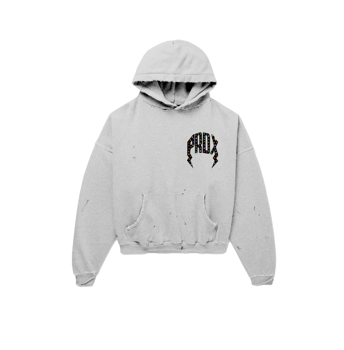 Paradox Distressed Pull-Over Hoodie 